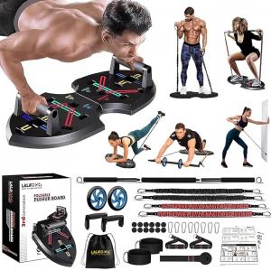 Multi-Functional 20 in 1 Push Up Bar with Resistance Bands