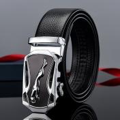 Men's Fashion Automatic Buckle Business Leather Belt