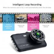 Front and Rear 1080P Full HD Dual Dashboard Camera