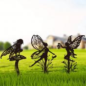 Garden Fairy Metal Outdoor Decor for Your Patio and Lawn