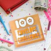 100 Envelope Cash Binder Savings Challenges Book