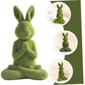 Resin Yoga Bunny Ornament