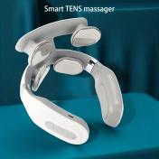 Portable 4 Massage Heads Smart Back Neck Massager