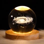 3D Crystal Ball Night Light 