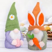 Handmade Spring Easter Gnomes Plush Doll