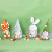 Handmade Spring Easter Gnomes Plush Doll