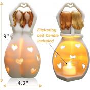 Sweet Flickering LED Candle Holders