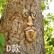 3D Old Man Tree Face Yard Art Decorations
