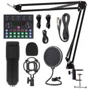 Condenser Microphone Bundle With Live Mic Set