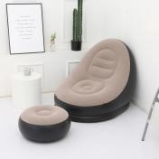 2-in-1 Inflatable Lounge Sofa Bed Set