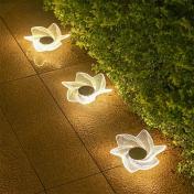 LED Acrylic Solar Garden Light