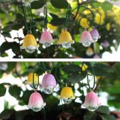 9Pcs Fairy Garden - Hand Made Flower Lamps