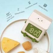 Alarm Clock Digital Clock Milk Box Shape Clock