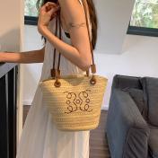 Straw Woven Bag Large Capacity Vegetable Basket Bags