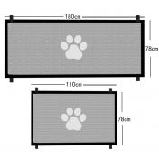 Dog Gate Magic Gate for Dogs Lockable Safety Guard
