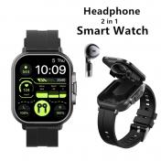 2 In 1 Wireless Bluetooth Noise Cancelling Earphones Watch
