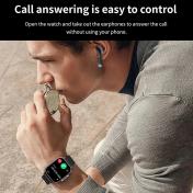 2 In 1 Wireless Bluetooth Noise Cancelling Earphones Watch