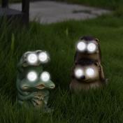 Solar Frog Garden Light