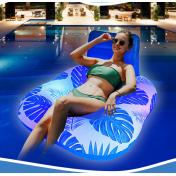 Inflatable Float Pool with LED Lights