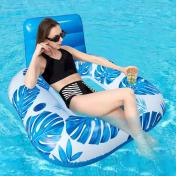 Inflatable Float Pool with LED Lights