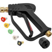 Pressure Washer Gun with 5 Water Nozzle Tip