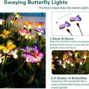 LED Solar Firefly with Butterfly Ground Lamp