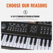 61 Keys Teaching Electronic Keyboard