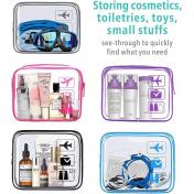 Clear Makeup Bags with Heavy Duty Zippers