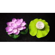 Lotus Flower Shape Lamp with Water Sensor Floating LED Smokeless Candles