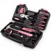 39-piece Pink Lady Tool Set for Household Women