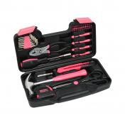 39-piece Pink Lady Tool Set for Household Women