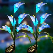 Solar Calla Lily Garden Outdoor Lights