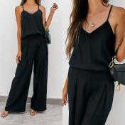 Women's Top and Wide Leg Pants Set