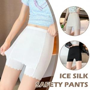 Women Ice Silk Safety Shorts