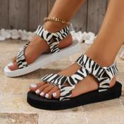 Thick Bottom Color Open Toe Sandals for Women