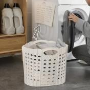 Collapsible Plastic Laundry Basket