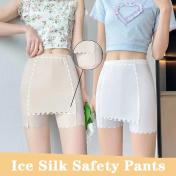 Women Ice Silk Safety Shorts