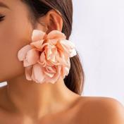 Summer Fashion Big Flower Stud Earrings