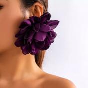 Summer Fashion Big Flower Stud Earrings