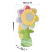 Electric Sunflower-Shaped Portable Kids Fun Bubble Maker Toy
