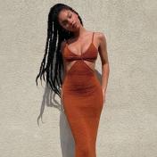 Women Sleeveless Tank Beach Long Dresses