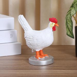 Resin Funny Chicken Laying Egg Light