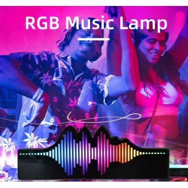 RGB LED Light Bar Music Sound Control Pickup Light