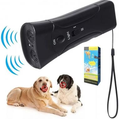 High Device Ultrasonic Power Dog Anti Flashlight Barking Repeller Tools