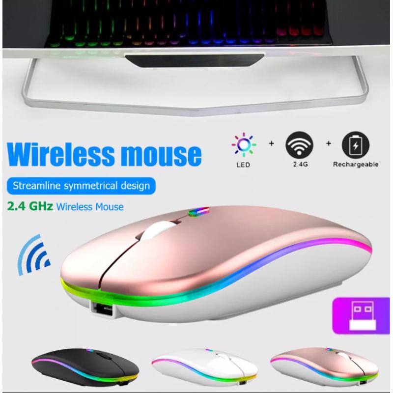 PC Mouse Wireless Mouse Bluetooth USB Computer Notebook Laptop Wireless Mouse