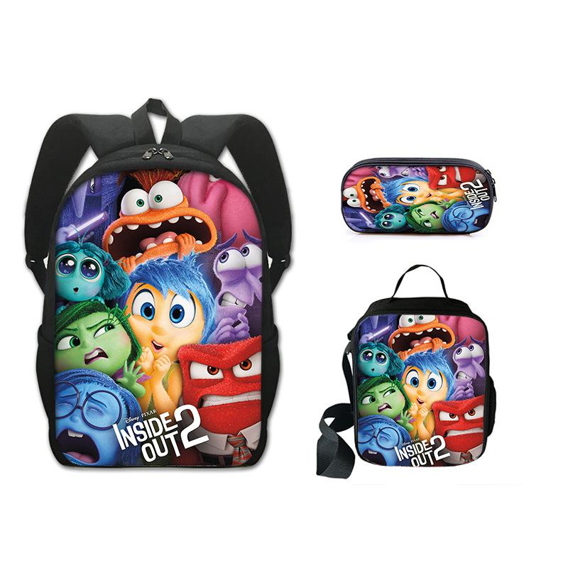 Inside out 3PCS Backpack Set