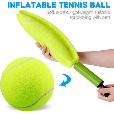 24CM Diameter Dog Chews Giant Pet Ball Tennis Ball