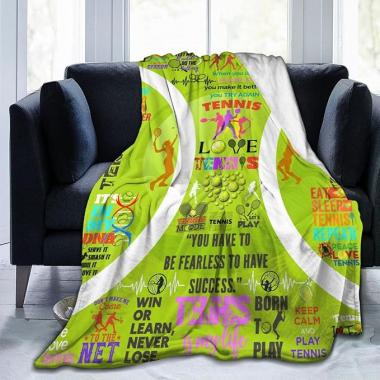 Tennis Blanket - Tennis Blankets Tennis Gifts for Boys Girls