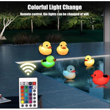 Solar Ducks for Pool Solar Floating Duck Pool Lights Solar Powered Pool Decorations