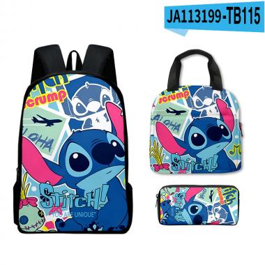 Lilo & Stitch Inspired 3PCS Backpack Set